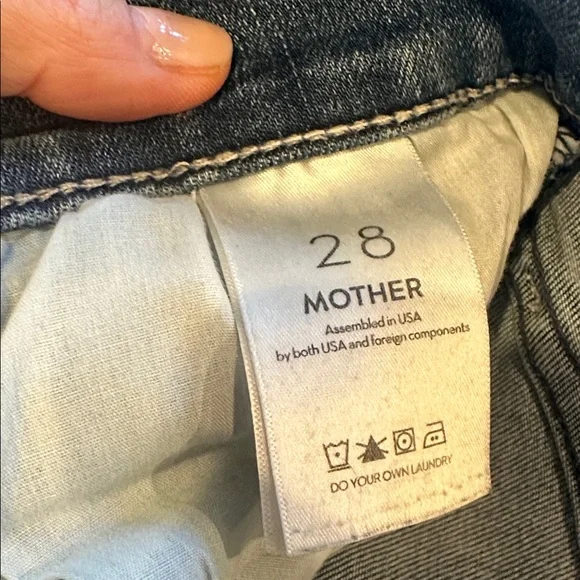 MOTHER Light Blue Skinny Jeans